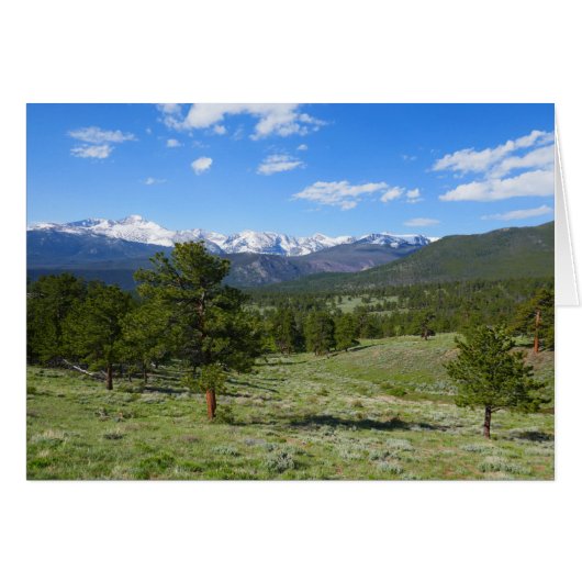 Adembenemend landschap van Rocky Mountain View (Voorkant Horizontaal)