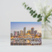 Adembenemend Miami, Florida, Verenigde Staten Briefkaart (Staand voorkant)