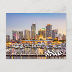 Adembenemend Miami, Florida, Verenigde Staten Briefkaart