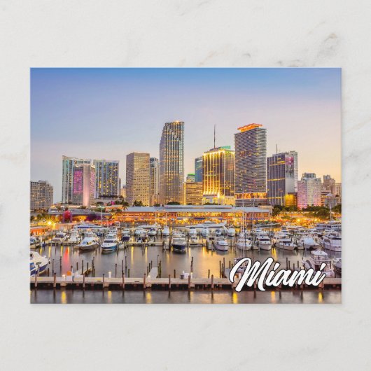 Adembenemend Miami, Florida, Verenigde Staten Briefkaart (Voorkant)