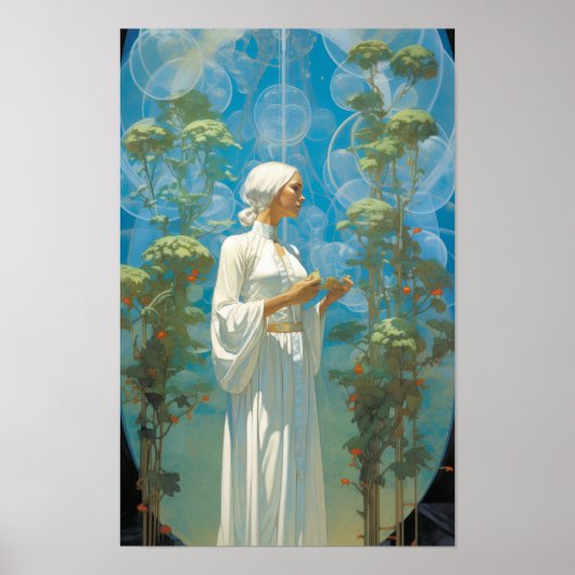 Adembenemend Moebius Maxfi Karakter Design Poster (Voorkant)