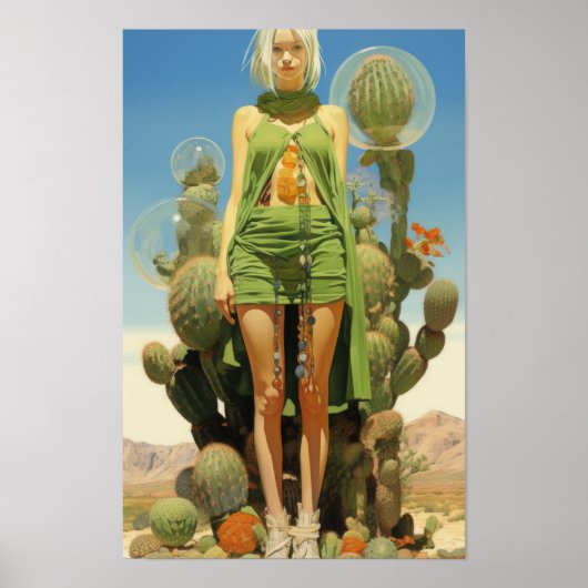 Adembenemend Moebius Maxfi Karakter Design Poster (Voorkant)