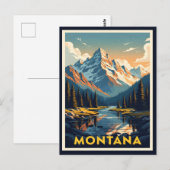 Adembenemend Montana Landschap Briefkaart (Voorkant / Achterkant)