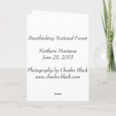 Adembenemend Nationaal Bos Kaart (Achterkant)