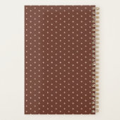 Adembenemend ongedateerd stippenpatroon planner (Achterkant)