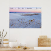 Adembenemend uitzicht White Sands National Park Poster (Keuken)