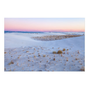Adembenemend Uitzicht White Sands National Park Zo Foto Afdruk