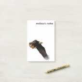 Adembenemende Bald Eagle tijdens de vlucht Post-it® Notes (Op bureau)