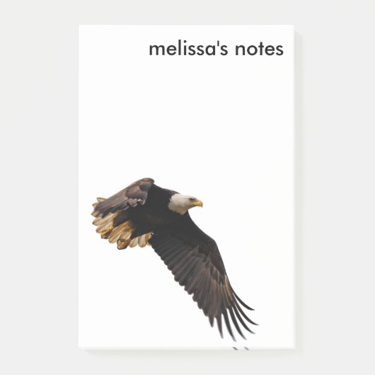 Adembenemende Bald Eagle tijdens de vlucht Post-it® Notes (Voorkant)