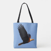 Adembenemende Bald Eagle tijdens de winterzonsonde Tote Bag (Achterkant)