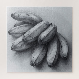 Adembenemende Bananen Potloodschets Tekening Legpuzzel