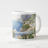 Adembenemende Capri Coastline Coffee Mok (Voorkant rechts)