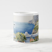 Adembenemende Capri Coastline Coffee Mok (Voorkant)