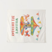 Adembenemende Carrousel Verjaardag Wandkleed (Voorkant (horizontaal))