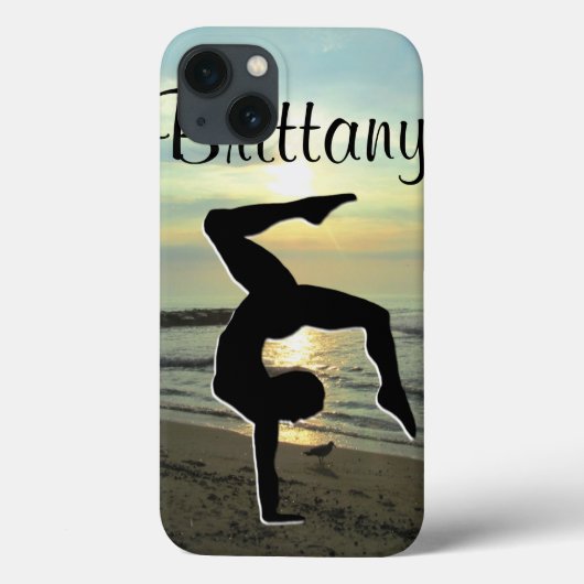 ADEMBENEMENDE GEPERSONALISEERDE GYMNAST IPAD MINI  Case-Mate iPhone CASE (Achterkant)