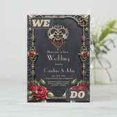 Adembenemende gotische ziel kaart (Staand voorkant)