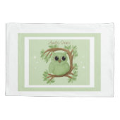 Adembenemende Kleine Uil Standaard Kussensloop Set (Achterkant-Links)