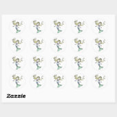 Adembenemende Kleine Zeemeermin Stickers (Vel)