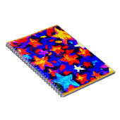 "Adembenemende kleurrijke sterren". Bestel nu Notitieboek (Rechterzijde)