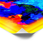 "Adembenemende kleurrijke sterren". Bestel nu Perfect Poster (Hoek)