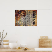 Adembenemende Letter To Husband Lovely Gift To My  Poster (Keuken)