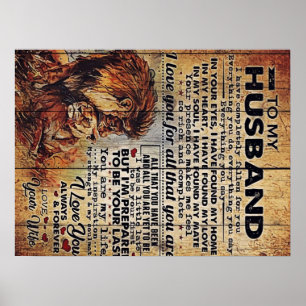 Adembenemende Letter To Husband Lovely Gift To My  Poster