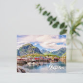 Adembenemende Lofoten, Noorwegen Briefkaart (Staand voorkant)
