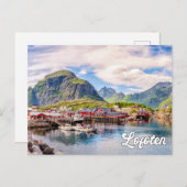 Adembenemende Lofoten, Noorwegen Briefkaart (Voorkant / Achterkant)