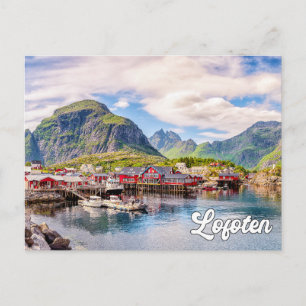 Adembenemende Lofoten, Noorwegen Briefkaart