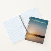 Adembenemende ochtendrit langs het meer notitieboek (Binnen)