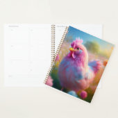 Adembenemende Roze Kip Planner (Display)