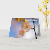 Adembenemende schoonheid van Sakura Flowers in het Kaart (Gele Bloem)