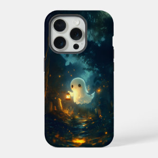 Adembenemende spooklantaarn Halloween iPhone hoes 15 Pro Case