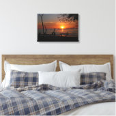 Adembenemende Tamarindo Sunset Canvas Afdruk (Insitu (Slaapkamer))