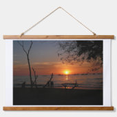 Adembenemende Tamarindo Sunset Hangend Wandkleed (Voorkant)
