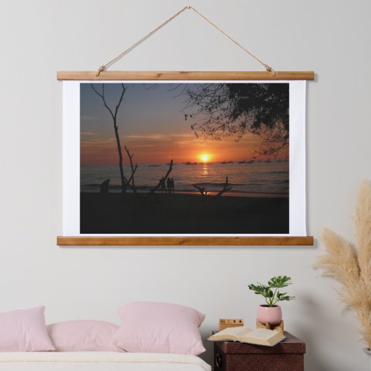 Adembenemende Tamarindo Sunset Hangend Wandkleed (Slaapkamer)