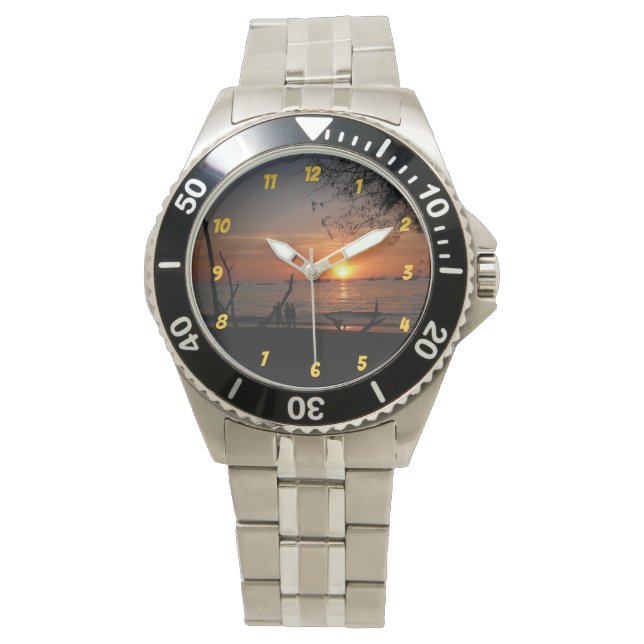 Adembenemende Tamarindo Sunset Horloge (Voorkant)