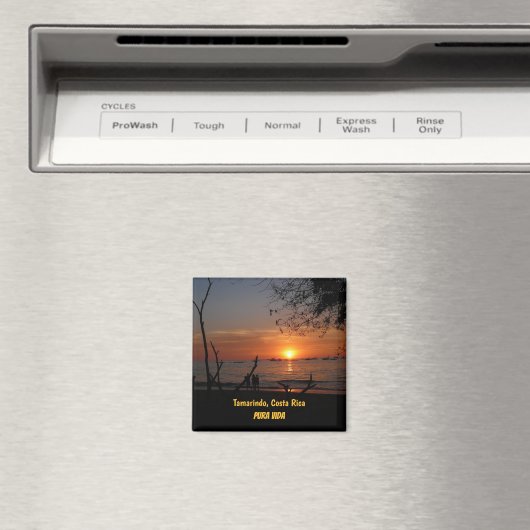 Adembenemende Tamarindo Sunset Magneet (Insitu (Vaatwasser))