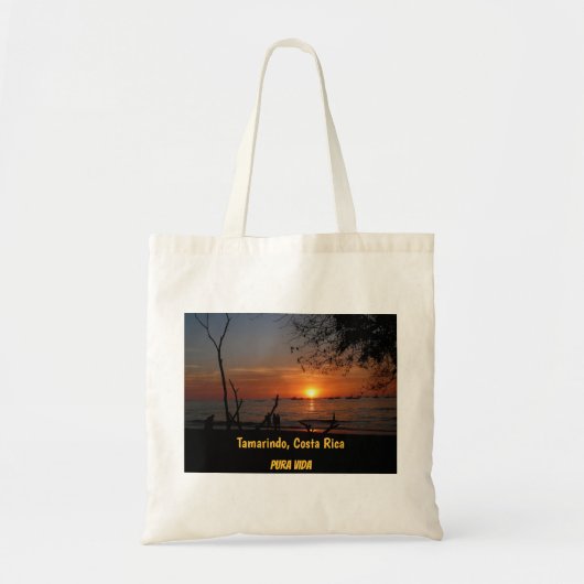 Adembenemende Tamarindo Sunset Tote Bag (Voorkant)