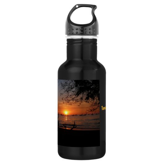 Adembenemende Tamarindo Sunset Waterfles (Voorkant)