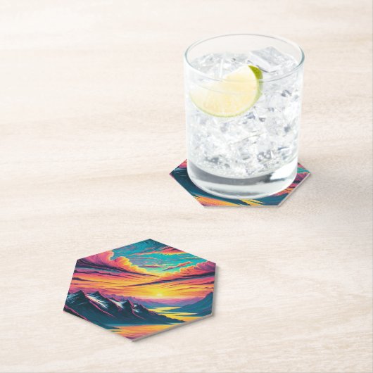 Adembenemende Uitzichten Kartonnen Onderzetters (Insitu)