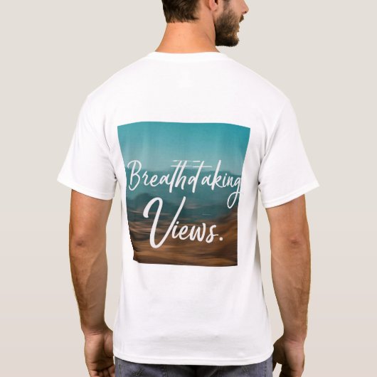 Adembenemende Uitzichten T-shirt (Achterkant)