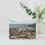 Adembenemende Uitzichten van Athene Briefkaart (Staand voorkant)
