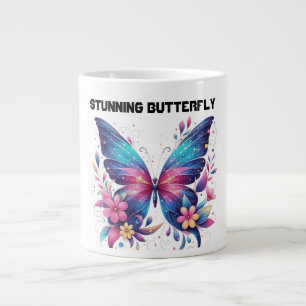 adembenemende vlinder grote koffiekop