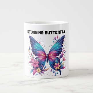 adembenemende vlinder grote koffiekop