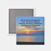 ADEMBENEMENDE VRUCHTEN VAN DE HEILIGE GEEST MAGNEE MAGNEET (Voorkant / Achterkant)