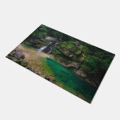 Adembenemende waterval Virje, Slovenië Poster Deurmat (Schuin)