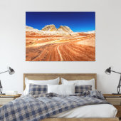 Adembenemende White Pocket View Canvas Afdruk (Insitu (Slaapkamer))