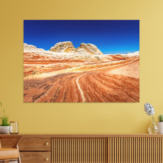 Adembenemende White Pocket View Canvas Afdruk