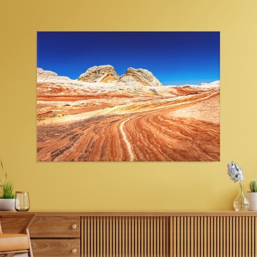 Adembenemende White Pocket View Canvas Afdruk (Insitu (Woonkamer))